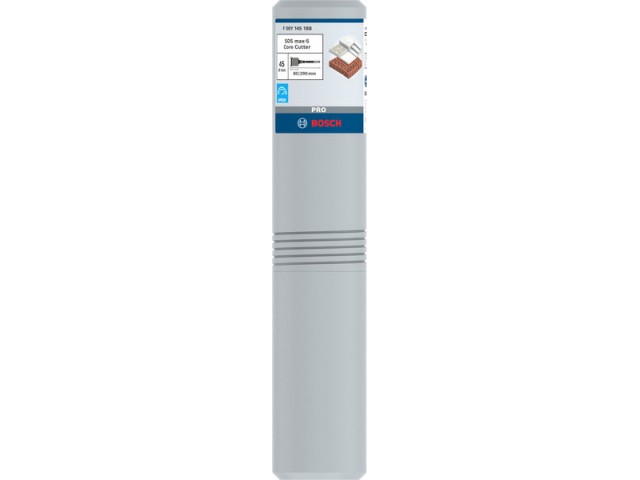 Enodelna vrtalna krona Bosch PRO SDS max-5, Dimenzije: 45x80x160mm, F00Y145188